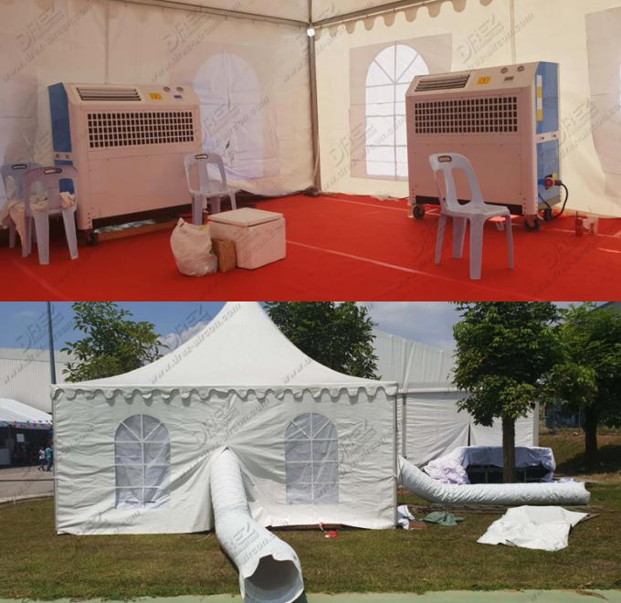 O condicionador de ar portátil de 6 toneladas Drez da barraca canalizou unidades da C.A. para salões do casamento