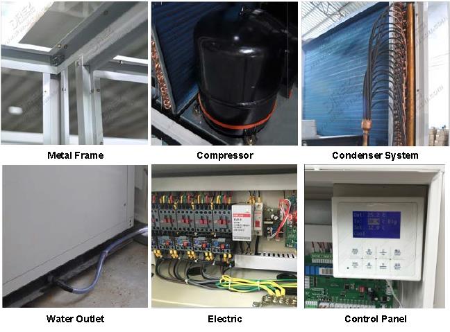 Condicionador de ar canalizado central do refrigerador da barraca/refrigerador comercial para soluções da barraca