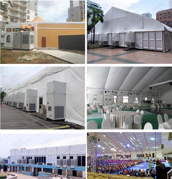 Condicionador de ar central industrial do refrigerador da barraca, unidades de condicionamento de ar empacotadas para barracas