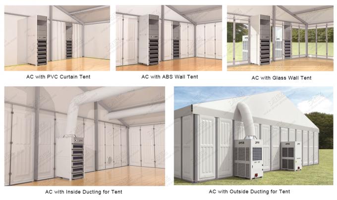 Condicionador de ar canalizado central do refrigerador da barraca/refrigerador comercial para soluções da barraca