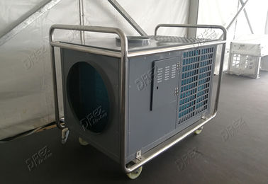 China Condicionador de ar portátil horizontal exterior da barraca, refrigerador de ar empacotado provisório da barraca 4T fornecedor