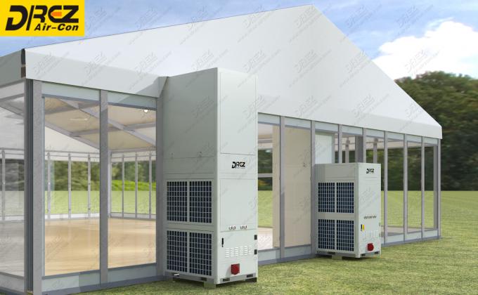 Condicionador de ar empacotado novo exterior da barraca, assoalho que está a unidade de 33 toneladas da C.A. 30.6KW