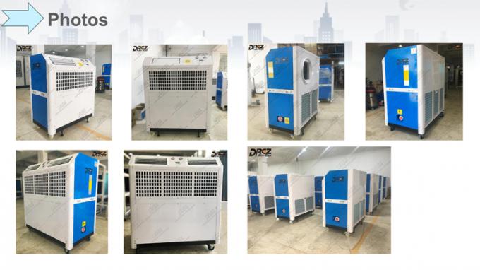Condicionador de ar portátil empacotado de 4 toneladas 1.3m*0.75m*1.65m de Drez 5HP para refrigerar do dossel