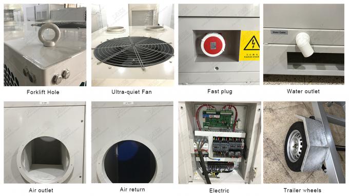 unidades portáteis industriais provisórias do condicionador de ar 22T internas/uso atividades exteriores