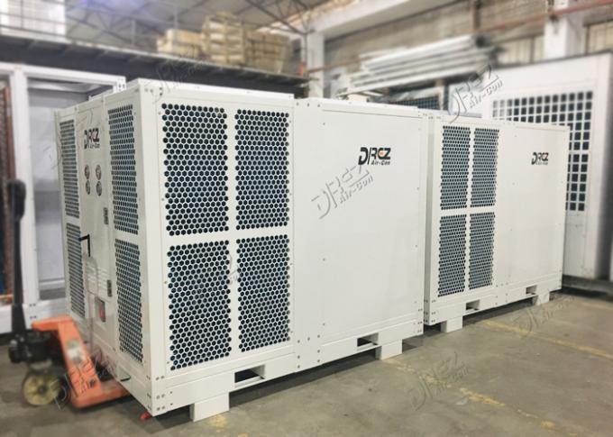 O reboque montou a capacidade refrigerando de 20 toneladas do condicionador de ar industrial móvel da barraca 25HP