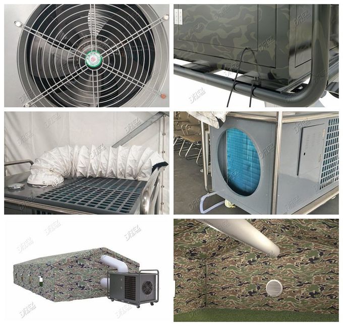 Condicionador de ar da barraca da conferência de Drez 7.5HP, sistemas de condicionamento de ar militares móveis da barraca
